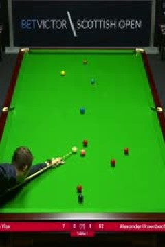 斯诺克苏格兰公开赛资格赛吴宜泽0-4阿乌森巴赫20231102(李照)