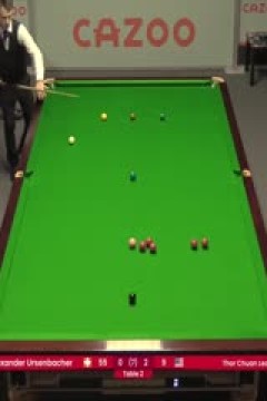 斯诺克涂振龙4-1亚历山大·乌森巴赫20230818