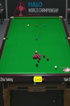 24-25赛季斯诺克世锦赛资格赛Day9 周跃龙5-4袁思俊(第一阶段) 20250416