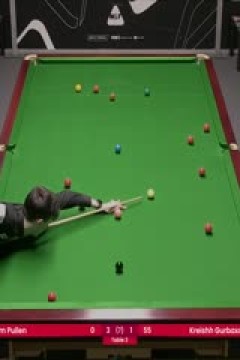 斯诺克威尔士公开赛资格赛利亚姆·普伦4-3克雷什·古尔巴克萨尼20250204