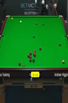 2023斯诺克苏格兰公开赛安德鲁·希金森2-4周跃龙20231214(李照)
