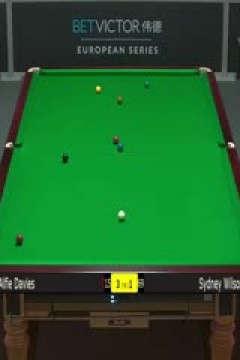 2023斯诺克德国大师资格赛阿尔菲·戴维斯5-4西德尼·威尔逊20231222