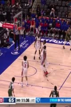 NBA常规赛 雄鹿VS活塞 20250412