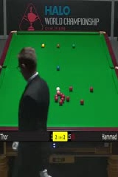 斯诺克世锦赛资格赛128进96及96进64涂振龙5-4哈马德·米亚(第一阶段)20250409