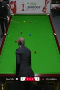 斯诺克英锦赛资格赛晋级轮阿尔特米·齐津斯5-6大卫·利利20251127