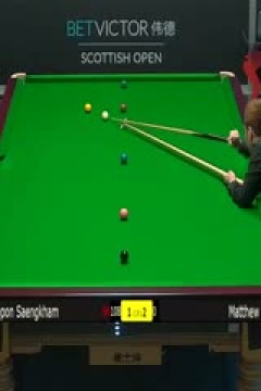 2023斯诺克苏格兰公开赛诺鹏·桑坎姆4-3马修·塞尔特20231214