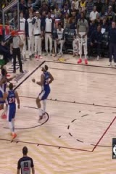 NBA常规赛 76人VS掘金 20250122