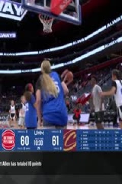 NBA季前赛 骑士VS活塞 20241017