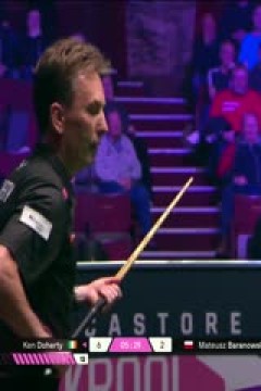 斯诺克单局限时赛128进64马特乌斯·巴拉诺夫斯基13-41肯·达赫迪20251210