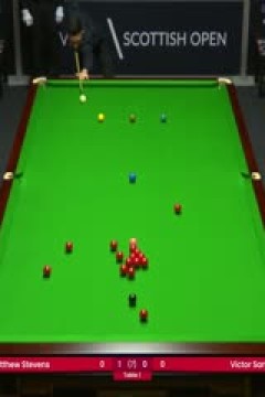 斯诺克苏格兰公开赛资格赛马修·史蒂文斯4-0维克多·萨基斯20231101