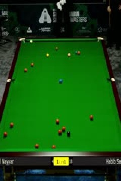 2025斯诺克沙特大师赛第一轮(144进112)萨希尔·纳亚尔4-1哈比卜·沙巴20250808