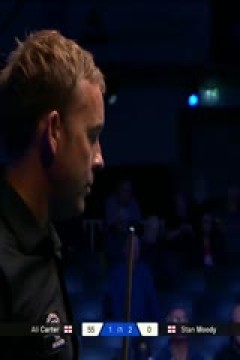 2025斯诺克北爱尔兰公开赛64进32阿里·卡特4-3斯坦·穆迪20251021