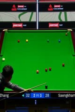 2024斯诺克球员锦标赛张安达6-5诺鹏·桑坎姆20240221