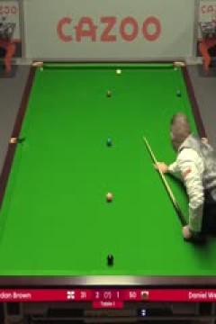 斯诺克乔丹·布朗3-4丹尼尔·威尔斯20230818(李照)