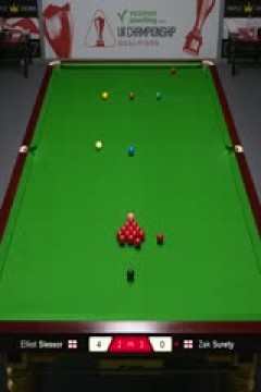 斯诺克英锦赛资格赛晋级轮埃利奥特·斯莱塞6-4扎克·舒尔第20251127