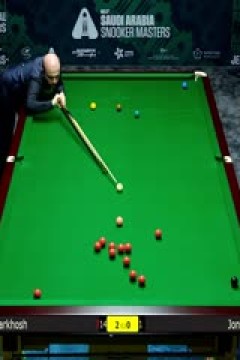 2025斯诺克沙特大师赛第二轮(112进80)阿米尔·萨克霍什4-0若纳斯·卢斯20250809