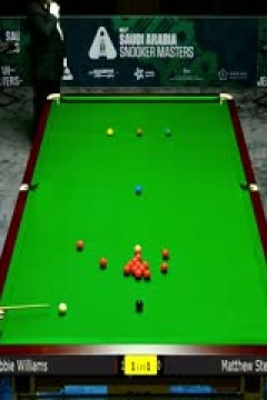 2025斯诺克沙特大师赛第三轮(80进48)罗比·威廉姆斯1-4马修·史蒂文斯20250811