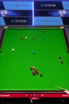 2023斯诺克苏格兰公开赛亚伦·希尔4-1杰克·利索夫斯基20231212