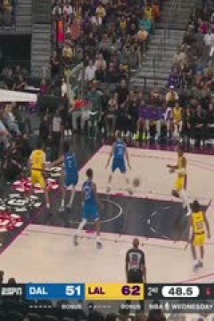 NBA季前赛 独行侠VS湖人 20251016