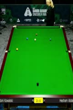 2025斯诺克沙特大师赛第二轮(112进80)安东尼·科瓦尔斯基4-2赫舍姆·塞基20250809