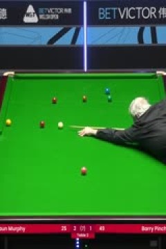 斯诺克威尔士公开赛肖恩·墨菲3-4巴里·平奇斯20240212