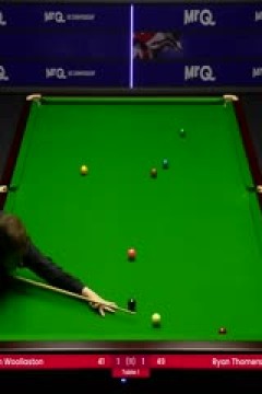 2023斯诺克英锦赛资格赛本·沃拉斯顿6-1瑞安·汤姆森20231120