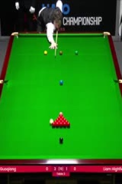 斯诺克世锦赛资格赛96进64贺国强6-3利亚姆·海菲尔德(第一阶段)20250411