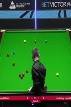 斯诺克威尔士公开赛凯伦·威尔逊1-4安东尼·汉密尔顿20240214