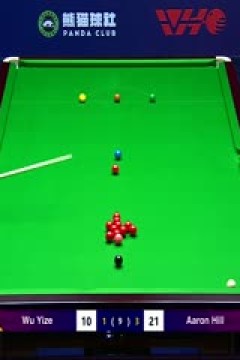 斯诺克吴宜泽5-4亚伦·希尔.20231013