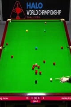 斯诺克世锦赛资格赛64进32庞俊旭7-1阿什利·卡蒂(第一阶段)20250413