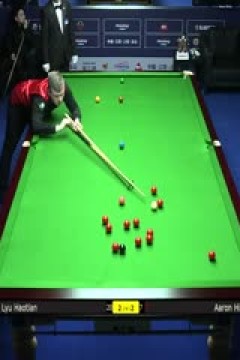 斯诺克世界公开赛64进32吕昊天5-4亚伦·希尔20240319