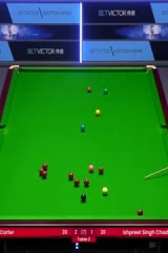 2023斯诺克苏格兰公开赛伊·辛格·查达3-4阿里·卡特20231212