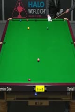 斯诺克世锦赛资格赛96进64及64进32多米尼克·戴尔4-5丹尼尔·威尔斯(第一阶段)20250413