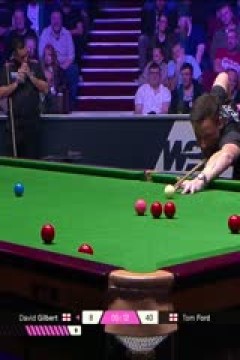 斯诺克单局限时赛32进16大卫·吉尔伯特35-53汤姆·福德(朱峰立)20251213