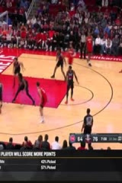 NBA常规赛 火箭VS76人 20240116