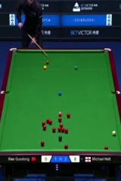 斯诺克苏格兰公开赛第一轮64进32肖国栋4-3迈克尔·霍尔特20251216