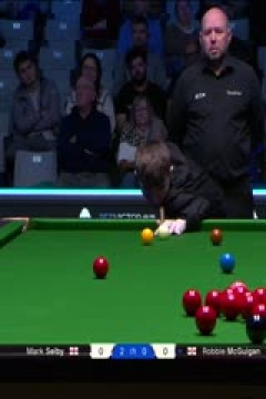 斯诺克苏格兰公开赛第一轮64进32马克·塞尔比4-1罗比·麦圭根20251216