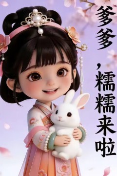 爹爹，糯糯来啦